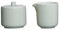 Ritzenhoff & Breker Milch- und Zuckerset Jasper, Mint, Milchkännchen & Zuckerdose aus Keramik, Außenseiten mit Mattglasur und Soft-Touch-Haptik