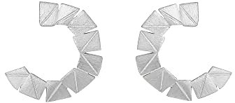 Heideman Ohrringe Partis Damen - aus hochwertigem Edelstahl - silber gold farbend gebürstet - Ohrstecker für Frauen