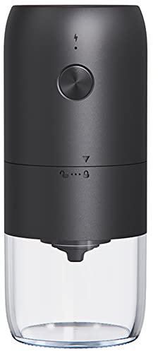 Bassulouda 1 x USB Rechargeable Spice Grinder with Removable Bowl, Coffee Grinder with Brush,