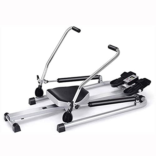 Rudergerät für den Hausgebrauch, faltbares hydraulisches Rudergerät für den Innenbereich, multifunktionales Ruder-Fitnessgerät für Männer, Frauen und Kinder