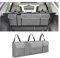 Adunsiaoto Mehrere Fächer Auto Organizer Kofferraum, Kofferraum Organizer, Kofferraum Oxford Stoff Wasserdicht Abnehmbar Kofferraumtasche, für Reisen, Camping(Grau)