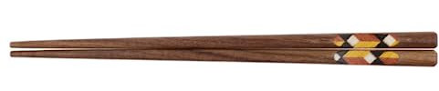 Die Palmen, Essstäbchen*Kochstäbchen, 5 Paar, schwarze Walnuss-Löffel, Essstäbchen, wiederverwendbar, chinesische japanische Essstäbchen, natürlich