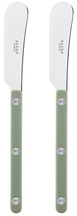 SABRE PARIS - 2er Set Buttermesser - BISTROT (Spargelgrün)