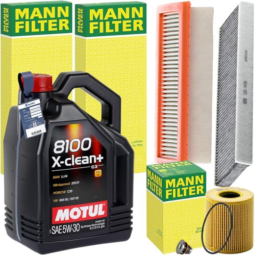 BandelOne enthält Mann Inspektionspaket 5W-30 Motoröl passend für Mini Cooper S R56 R58 R60