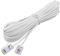 Dcszgzw BT Phone to RJ11 Cable 6P2C,Internet Cable for BT,Internet,Broadband,Modem,Router and Landline Telephone,British UK BT Socket Wire White (XRS1-MYX-5M-4X)