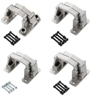 Edelstahl 180° Schwerlast Türscharnier für Stein-, Feuer- und Haupttüren 50-200 kg Tragkraft Silber Finish