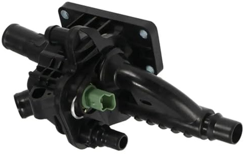 Termostato Refrigerantes Motor Pieza De Repuesto Carcasa Termostato Agua Refrigeración Del Motor Compatible Con Citroen Para C3 C4 DS3 207 2008 308 1.6 HDI 9684588980 1336. AX