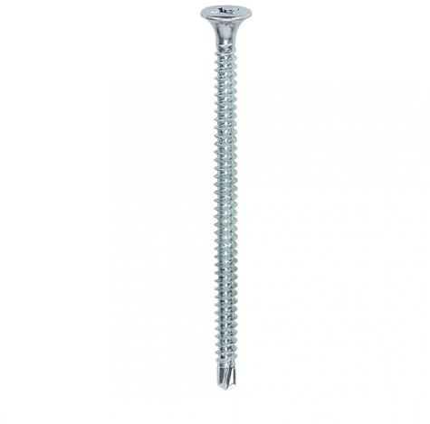 TIMCO BZP PH2 Philips Self-Drilling Drywall Screws - 3.9 x 65 - Zinc - Box of 500
