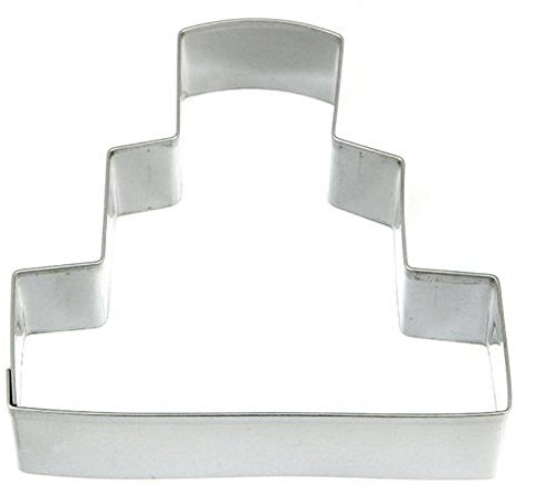 Decora Tagliapasta Torta Matrimonio, Acciaio, Argento, 9 x 9 cm