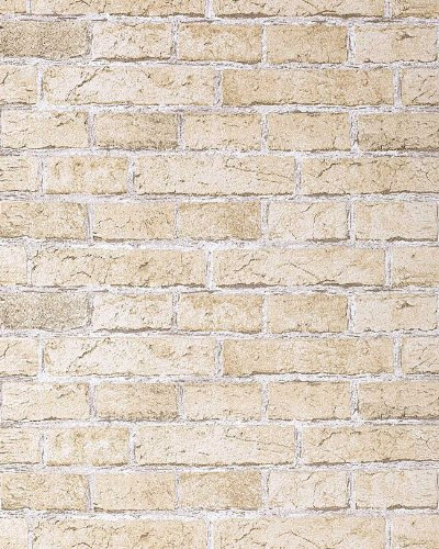 3D Tapete Stein Tapete EDEM 583-20 Rustikale Vinyl Tapete klassische Vintage Optik Mauer-Stein Klinker Ziege sand beige