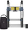 WORHAN® 3.2m TELESKOPLEITER 2 in 1 ANLEGELEITER KLAPPLEITER ALU TELESKOP LEITER MULTIFUNKTTIONS LEITER 320cm K3.2A+bag