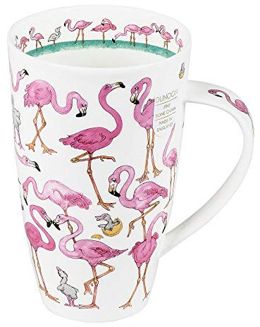 Henley Dunoon Becher Flamingo 600 ml Design Porzellan Kaffeetasse Kaffee Tasse