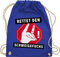 Turnbeutel Rucksack - Lehrer - Taschen - Rettet den Schweigefuchs - Unisize - Royalblau - beutel lehrergeschenke schule tasche lehrergeschenk für bag best teacher sprüche beuteltasche lehrerbedarf