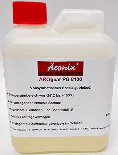 (70€/L) 500ml Äronix Getriebeöl ÄROgear PG 8100 Getriebe Öl für Hilti TE 7A,7C,14,15,16,18,17,22,24,25,35,52,54,55,504,505,60,72,74,75,76,92,805,905