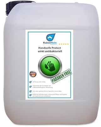 Kaiserrein Handseife Protect 5 L wirkt antibakteriell Hygienische hautschonende Handseife I Flüssigseife Nachfüllbeutel I Seife flüssig nachfüllpack I hautfreundlich rückfettend