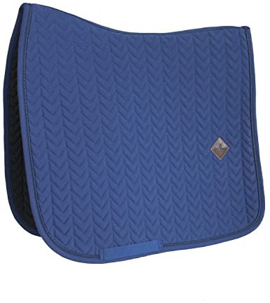 Kentucky Satteldecke Fishbone Dunkelblau - Dressur Pferd