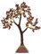 KACHVI Pietre rosse diaspro fatte a mano con base diaspro rosso 300 pietre preziose Feng Shui Bonsai Cristallo Sacral Chakra Decorazioni per la casa Taglia 10-11 pollici Filo d'oro