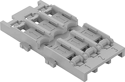 Wago 5-poliger Befestigungsadapter 221-2533 Grau