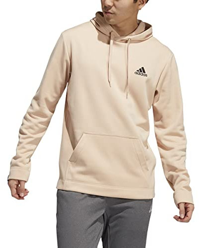 adidas Game and Go Sweat capuche pour homme, Halo Blush, Medium