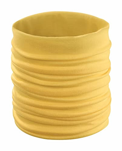 ANTEVIA - Cache-Cou Unisexe 120g / m² | Taille Adulte | Plus DE 10 MODÈLES | Tour de Cou col Écharpe Homme ou Femme | Couleur : Jaune (Cherin Jaune)