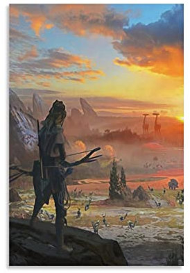 DSGDSF Horizon Zero Dawn Leinwand-Kunst-Poster und Wandkunst-Bild, modernes Familien-Schlafzimmer-Dekoration, Poster, 50 x 75 cm
