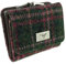 Glen Appin of Scotland LB2113 Harris Tweed Damen Geldbörse, klein, Col 107 Green Plum Check, Geldbörse