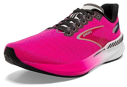 Brooks Damen Hyperion Gts Sneaker, Pink Glo Green Black, 39 EU