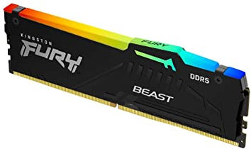 Kingston FURY Beast Schwarz RGB EXPO 32GB 5600MT/s DDR5 CL36 DIMM Desktop Gaming Speicher Einzelnes Modul - KF556C36BBEA-32