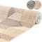 ANRO Badematte Weichschaummatte Bad- und Duschvorleger Antirutsch Badläufer 3D Holz Braun 350x65cm