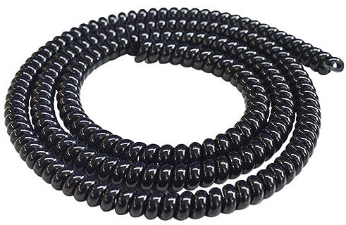 AYTOSH Câble Organisateur Tuyau Protection Spirale Enroulement Câble Fil Protecteur Couverture Tube Noir, for Vélo Enroulement Tuyau Accessoires (Size : 2M PP)
