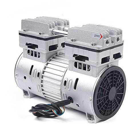 Silent FlüSterkompressor 750w Druckluftkompressor 69 Db Leise Luftabgabe 145l/Min Mit GroßEs KüHlgebläSe öLfrei FlüSter Kompressor FüR Druckluft Werkzeuge