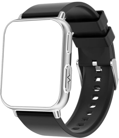 DigiKuber Ersatzarmband, Armband kompatibel mit ECG Smartwatch ECG, 22mm Replacement Band für alle Smartwatches mit Standardarmband mit 22mm Breite (22mm TPU, Schwarz)