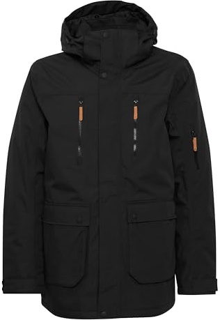 NORTH BEND NBWanda Damen Outdoorjacke wasserdicht winddicht atmungsaktiv Funktionsjacke mit Wassersäule 10000mm W-PRO Wetterschutzsystem, Größe:40, Farbe:Black (1001)