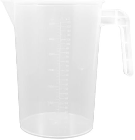 Kichvoe Tasse à Mesurer Réutilisable Plastique Avec Poignée Graduée Idéale Pour Cuisson Pâtisserie Parfait Pour Liquides Et Poudres Accessoire De Cuisine Pratique