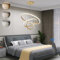 KSIBNW Hängelampe LED Pendelleuchte Esstisch Dimmbare, 3 Ringen Pendellampe Wohnzimmer Moderne Goldfarbig mit Fernbedienung & APP Hängeleuchte Schlafzimmer Höhenverstellbar 2700K-6500K