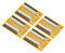 QUARKZMAN 4 Stück FFC FPC Erweiterungsplatine PCB-Extend ZIP HDD-Anschluss 15 Pin 1mm Pitch Einseitig für LCD 3D Drucker Kamera DVD TV Laptop