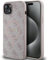 Guess GUHMP14SG4GFRP Hülle für iPhone 14/15 / 13 6.1 Rosa hardcase 4G Collection Leather Metal Logo