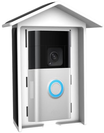 Generic Solar Charger for Video Doorbell, Compatible with Security Cameras, and All Battery-Powered Video doorbells and Cameras (with Micro USB/Type C), IP66 Weatherproof for Effortless Installation