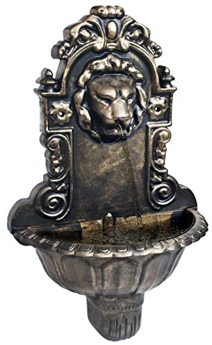 Mengtu Mobili Fontana a Muro Design a Testa di Leone Bronzo, Mobili per Casa Interno Esterno Soggiorno Camera da Letto Decorazione da Mobili Camera
