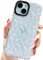 AMART for iPhone 15 Case Clear with Cute White Flower Pattern Design Women Girls Soft TPU Shockproof Phone Cover for iPhone 15(6.1 inch)