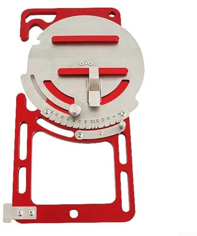 Carril de guía profesional para sierra circular con ángulo ajustable, para grabado y corte preciso