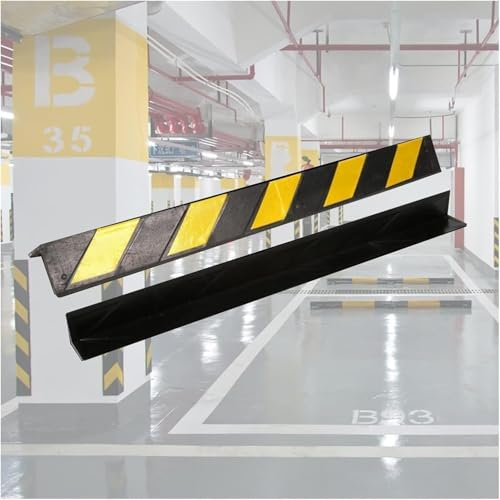 Yoeoefuo Kantenschutz 2 Stück 80cm 100cm 120cm Eckschutz Für Garagenwand Kantenprofil Garage Türkantenschutz Für Autotüren Reflexstreifen Bei Nacht Parkplatz Carport Wall Protection(100cm)