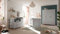 Babyzimmer Olivia 8-teilig – Kinderzimmer in Kreidegrau matt, teilmassives Holz, Türen mit Dämpfung, Schubkästen mit Selbsteinzug, Made in Germany, INKLUSIVE Matratze