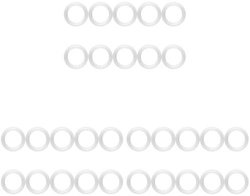 30 Teile/satz 1,5 Sanitär Klemme Ferrule Silikon Dichtung Ring Unterlegscheibe