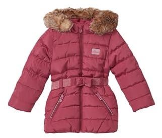 s.Oliver 2171373 Cappotto Trapuntato con Cappuccio e Cintura, 4465, 104 Bambine e Ragazze