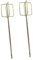 SEWOART 2 Pcs Stirring Rod Rotary Tool Masonry Drill Bits Electric Cement Mixer Concrete Drill Attachment Paddle Paint Mixing Paddle Cement Mixing Paddle Alloy Golden re-usable