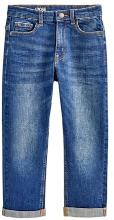 NEXT Jungen Loose Fit Jeans mit fünf Taschen 98-182