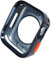 HKTS Funda de TPU para Apple Watch Series Ultra 49 mm 9 8 7 41 mm 45 mm, carcasa con marco de parachoques para iWatch 6 5 SE 4 40 44 mm(Plating-dark blue,40mm)