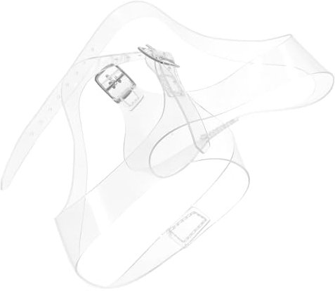 ROMISBABA 1 Paar Bündel Schnürsenkel Schuhriemen Liner-Kissen Clip klare Riemen schwarze Absätze elastic band elastisches tape gleitschutz Feste Girlandenschnürsenkel rutschiger Schnürsenkel
