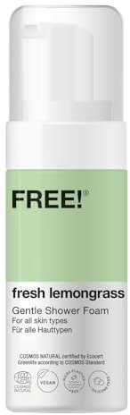 Free Organics Lemongrass Gentle Shower Foam, 150ml